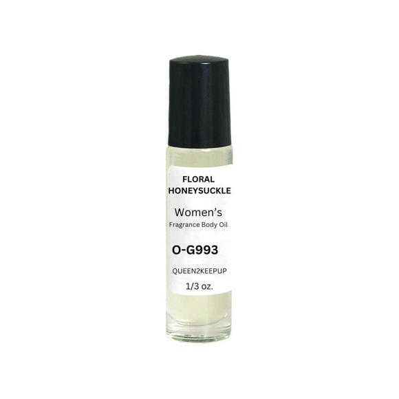 Queen2KeepUp Boutique Other - Floral Honeysuckle (Women) Body Oil 10 ml All Natural 1/3 oz Scent